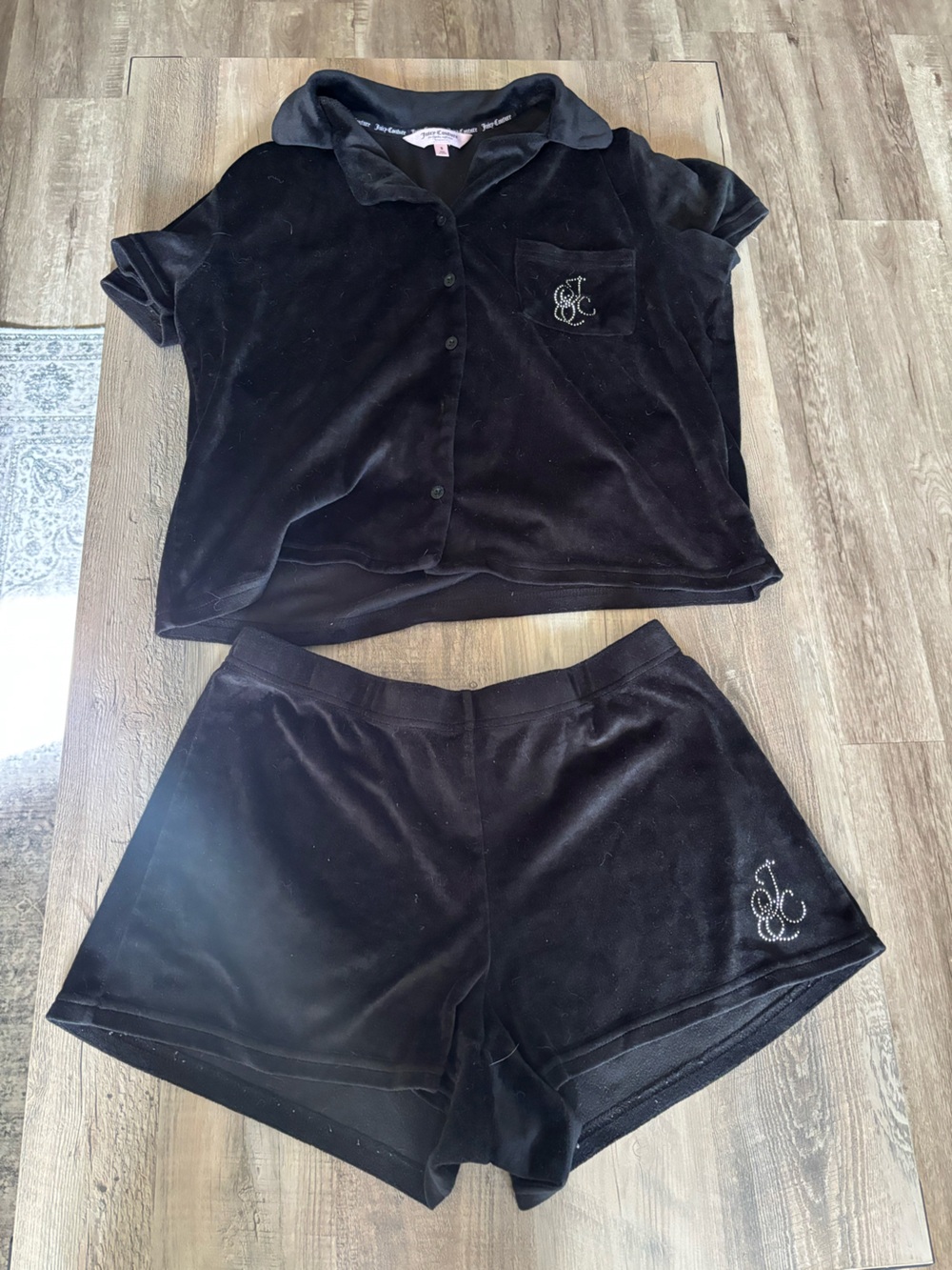 Juicy Couture Rhinestone Pj set